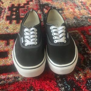 Vans size 8 black